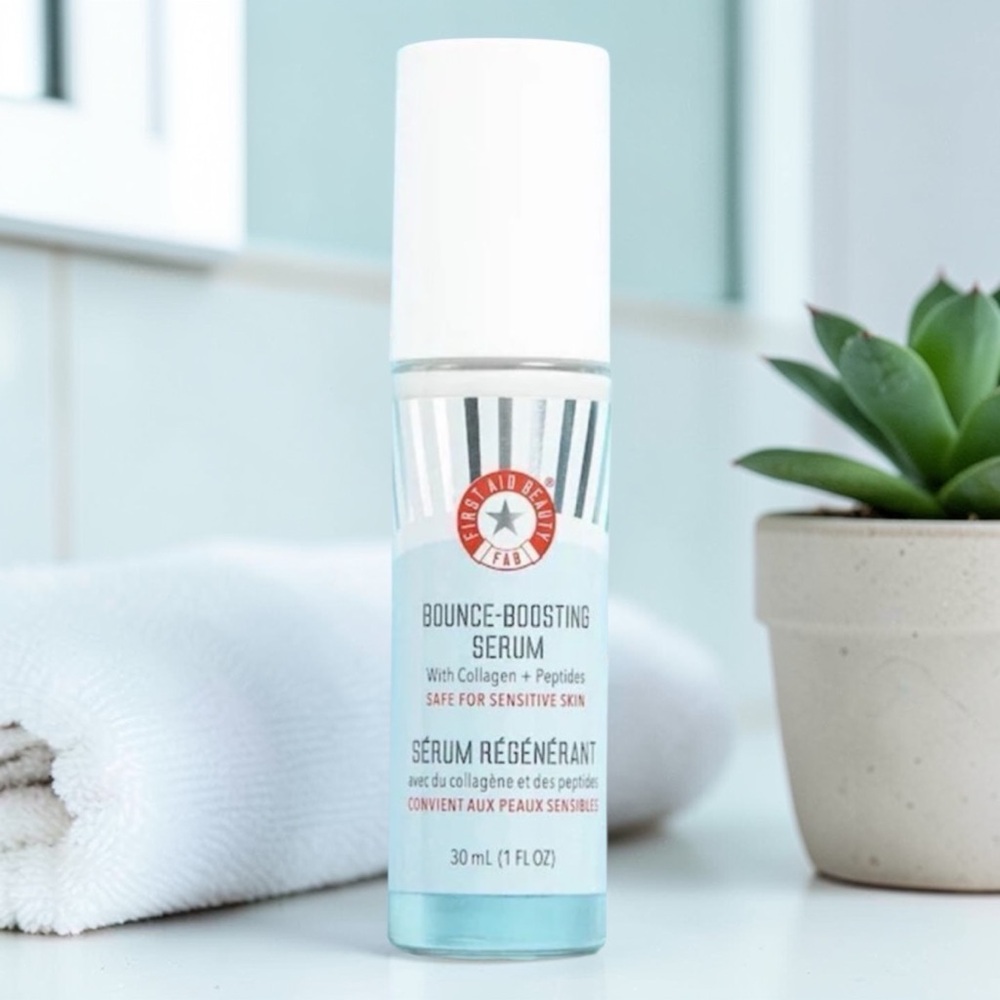 First Aid Beauty
Bounce-Boosting Serum with Collagen + Peptides NIB 1 fl oz
